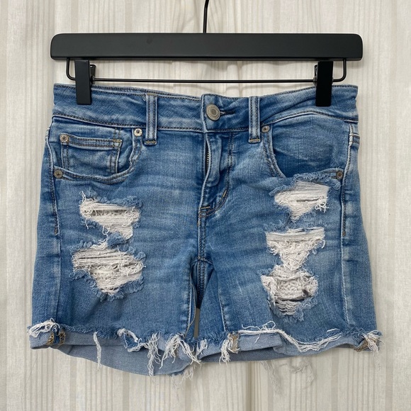 American Eagle Outfitters Pants - American Eagle Outfitters 🦅 Next Level Stretch crochet pocket shorts